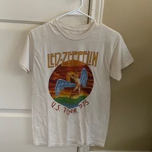 Beige Led zeppelin T shirt